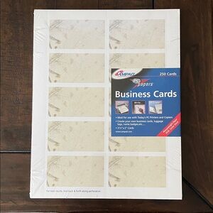 Ampad Business Cards 250 Pack